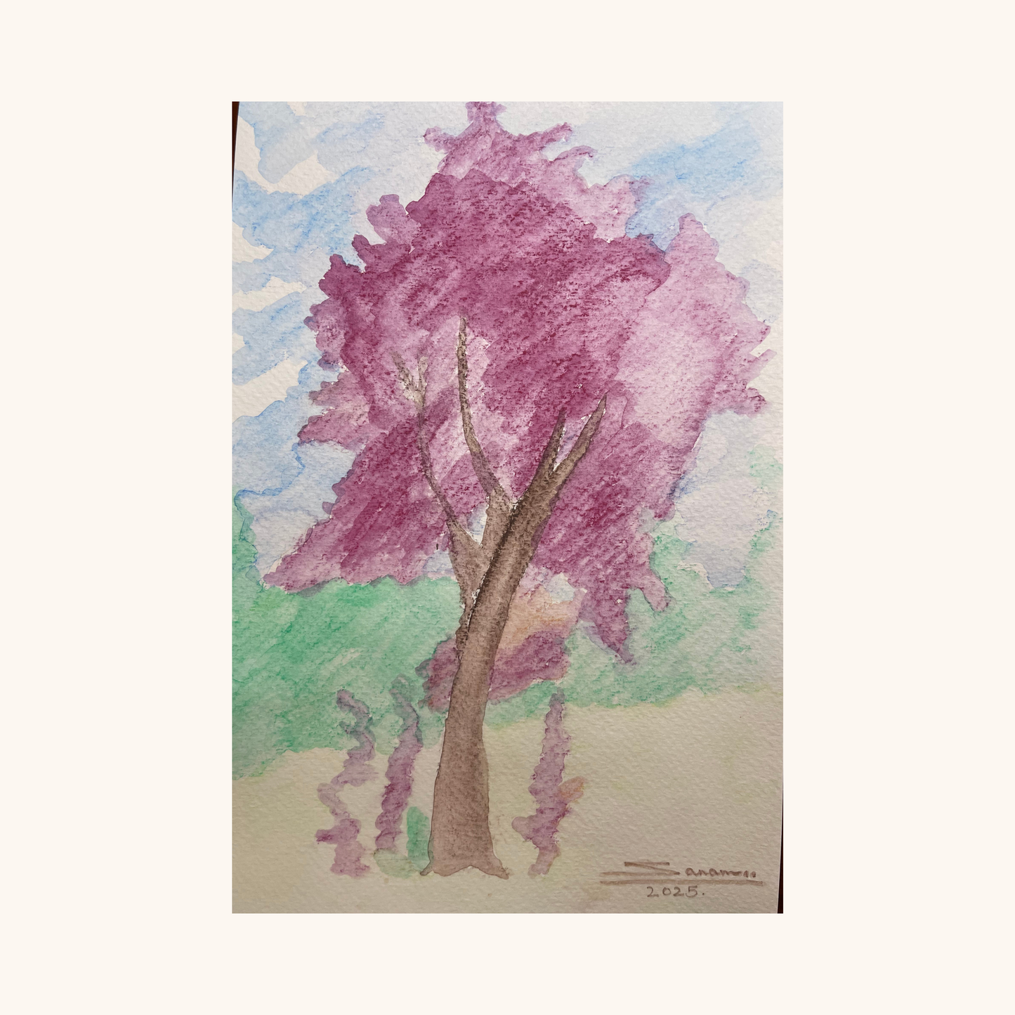 Pink Tree at Battersea