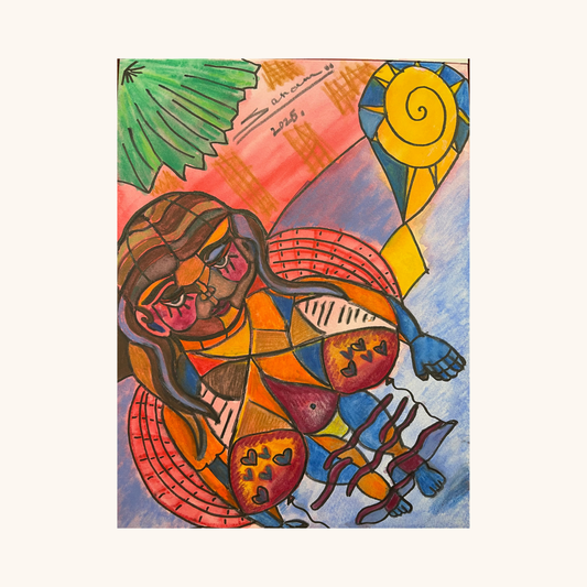 Cherubic Figure in Fragments